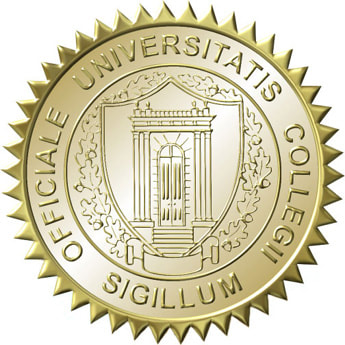Acclaimed school fake college diploma seal