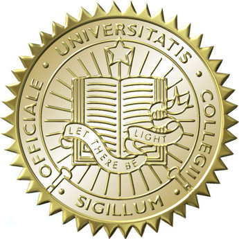 Esteemed school fake college diploma seal