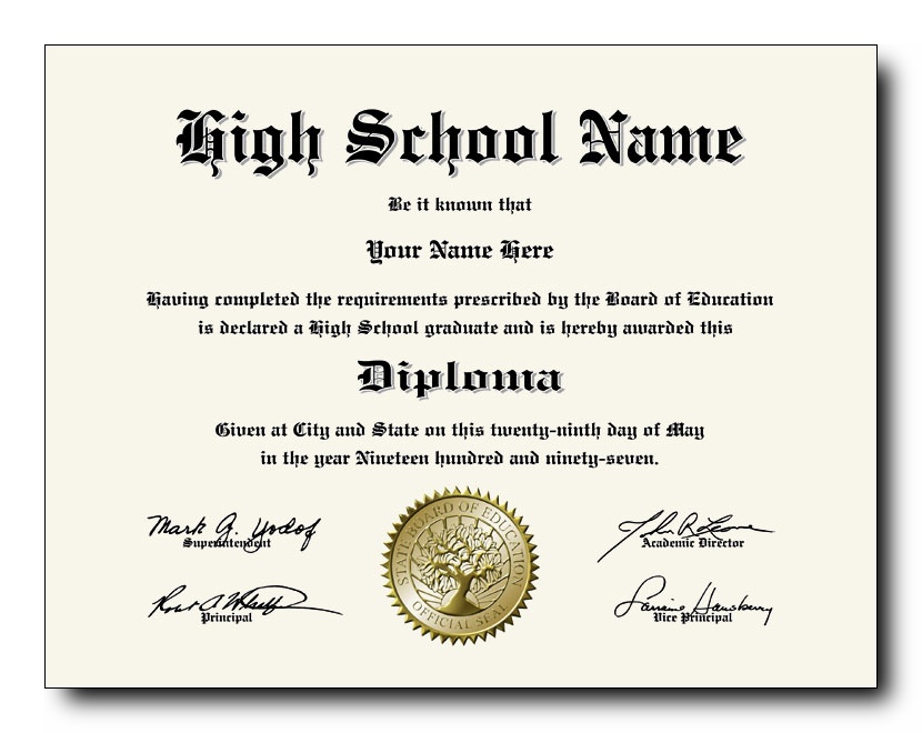 Fake High School Diplomas and Transcripts on sale for only $39 each!