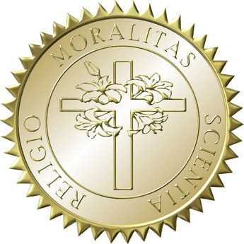 Religious school fake college diploma seal